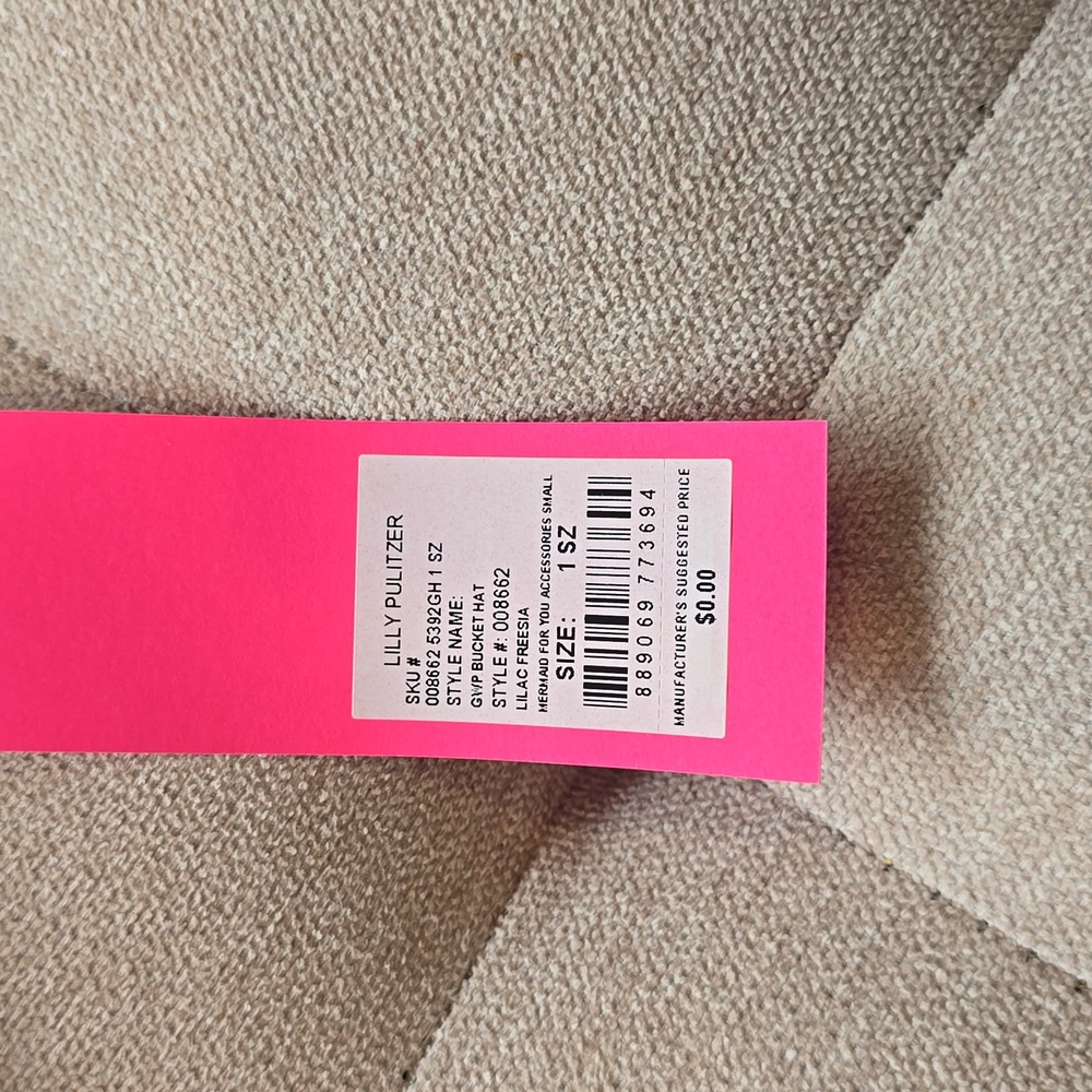 Lilly Pulitzer Pink Bucket Hat - Picture 2 of 2